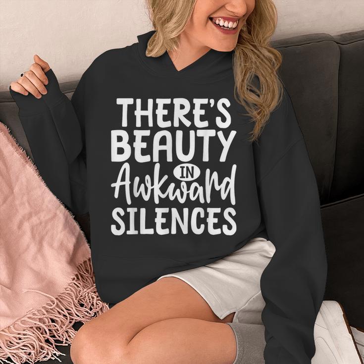 Embracing Awkward Silences Introvert Humor Antisocial Unisex Hoodie