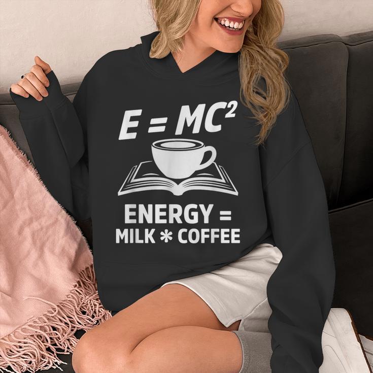 EMC2 Energy Milk x Coffee Science Book Math Lover Unisex Hoodie