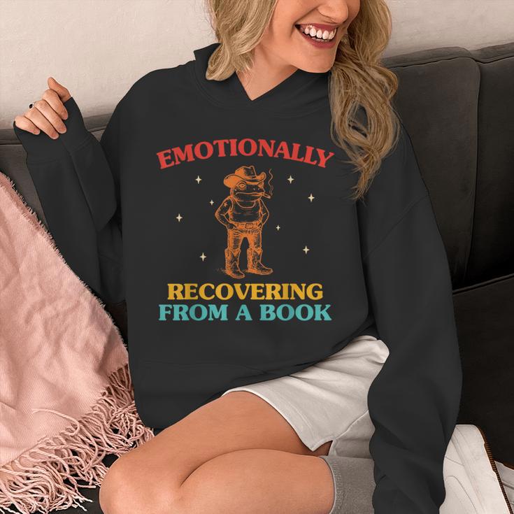 Emotionally Recovering From A Book Frog Unisex Hoodie