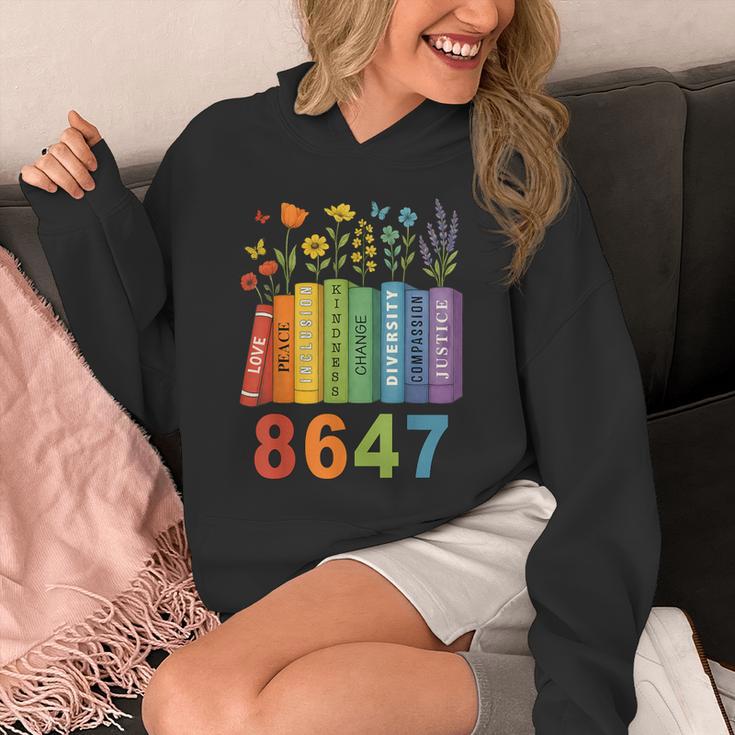 Equal Rights Book Flower Resist 86 47 Feminist Women Rights Unisex Hoodie