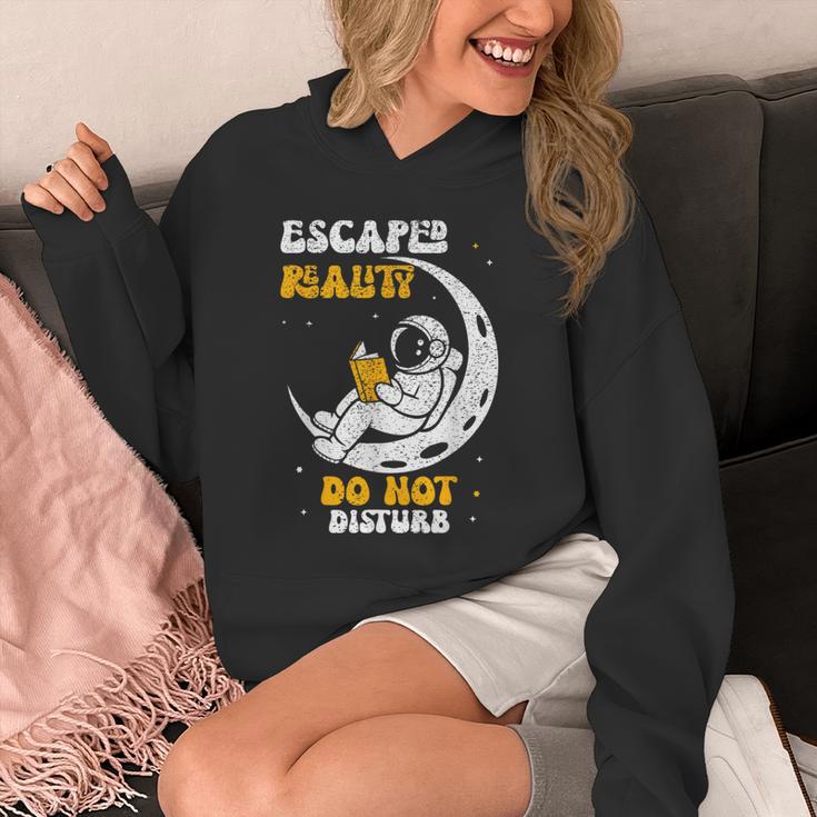 Escaped Reality Do Not Disturb Book Lover Unisex Hoodie