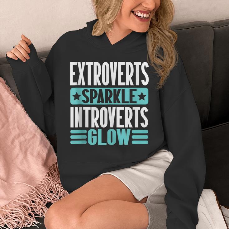 Extroverts Sparkle Introverts Glow Introvert Unisex Hoodie