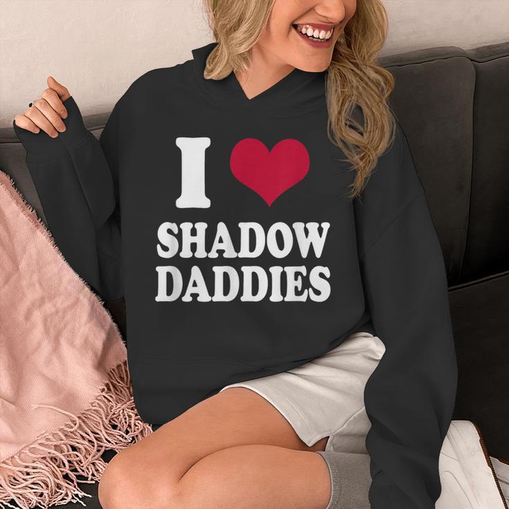 Fantasy Romantasy Book Lover I Love Heart Shadow Daddies Unisex Hoodie