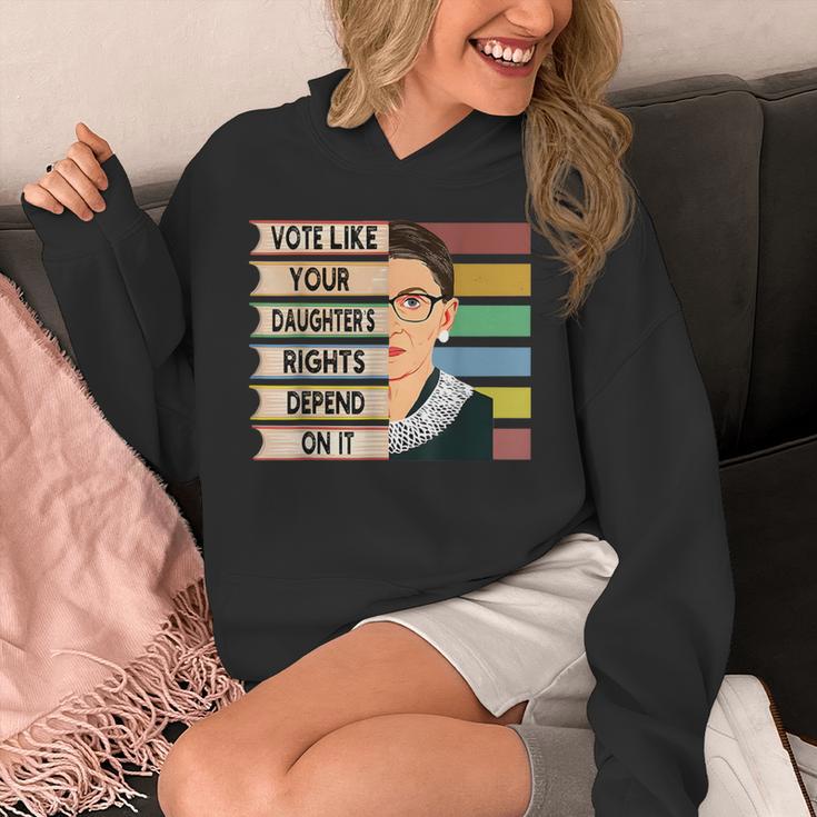 Feminist Ruth Bader Ginsburg RBG Quote Girl With Book Women Unisex Hoodie Feminist Ruth Bader Ginsburg RBG Quote Girl With Book Women Unisex Hoodie