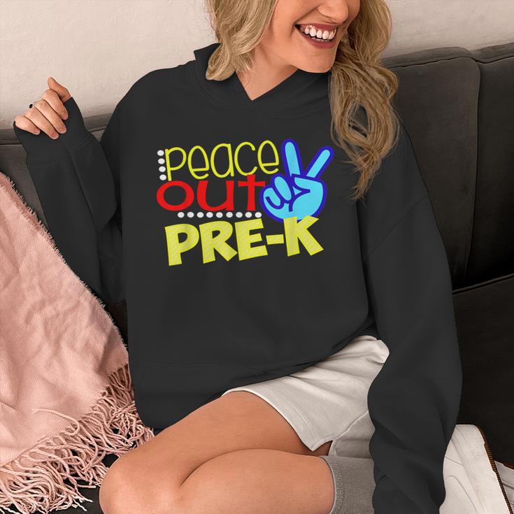 First Day Of School Shirt Peace Out Pre-K Graduation Kids So Unisex Hoodie