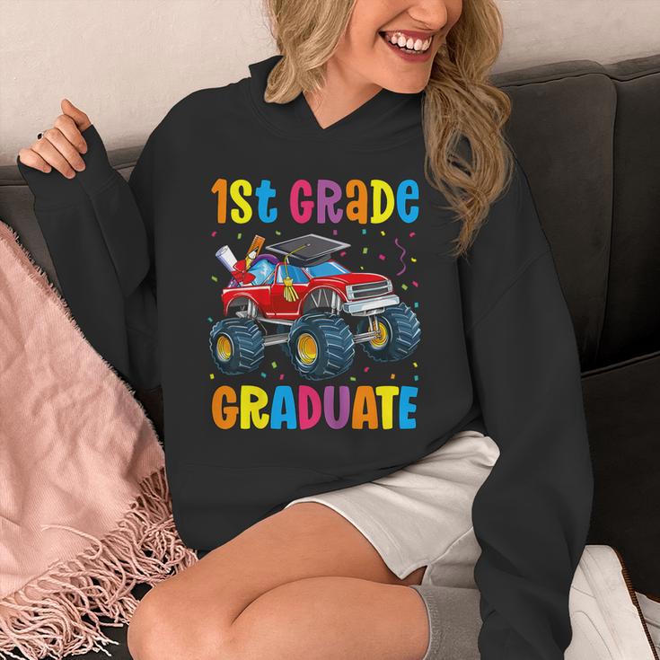 First Grade Graduation Monster Truck 1st Grade Graduate Unisex Hoodie