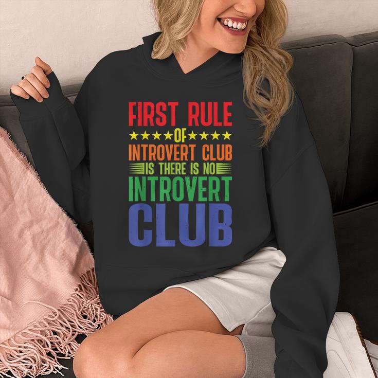 First Rule Of Introvert Club Is There Is No Introvert Club Unisex Hoodie First Rule Of Introvert Club Is There Is No Introvert Club Unisex Hoodie
