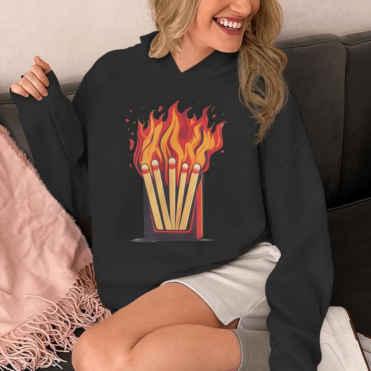 Flames And Lighter Costume For Matchbook Lovers Unisex Hoodie Flames And Lighter Costume For Matchbook Lovers Unisex Hoodie