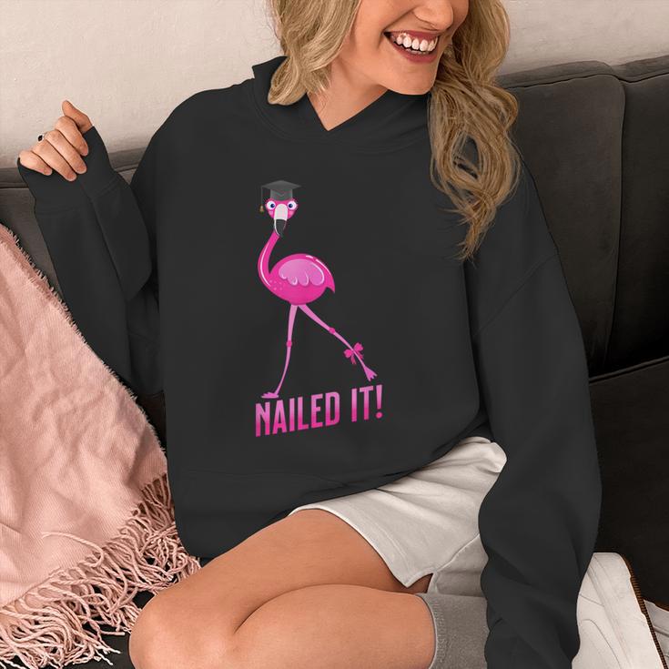 Flamingo Nailed It Graduation Flamingo Unisex Hoodie