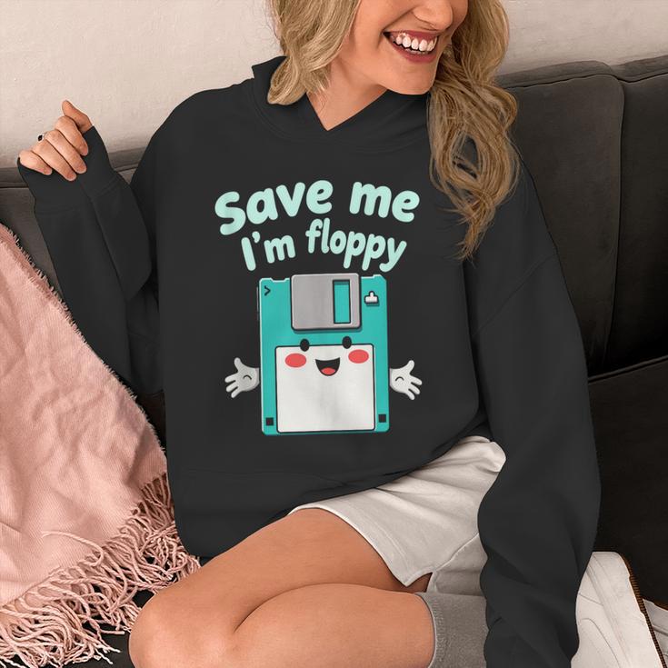 Floppy Disk Retro Tech Nostalgia Old School Computing Humor Unisex Hoodie