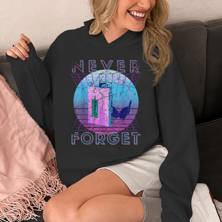 Never Forget Retro 80s 90s Nostalgia Unisex Hoodie