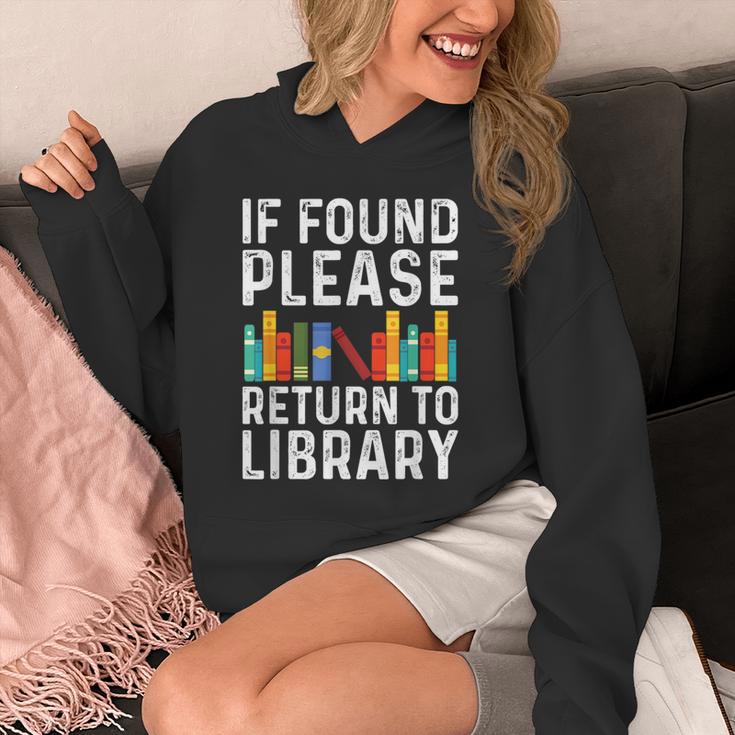 If Found Please Return To Library Book Lover Unisex Hoodie