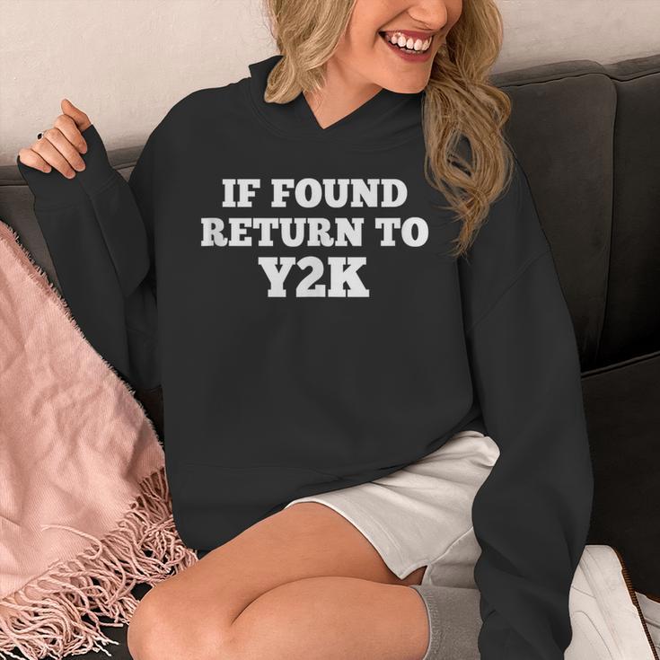If Found Return To Y2K Retro Nostalgia Joke Unisex Hoodie If Found Return To Y2K Retro Nostalgia Joke Unisex Hoodie