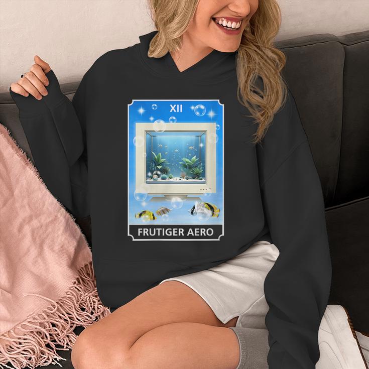 Frutiger Aero Aesthetic Tech Computer Aquarium Tarot Card Unisex Hoodie Frutiger Aero Aesthetic Tech Computer Aquarium Tarot Card Unisex Hoodie