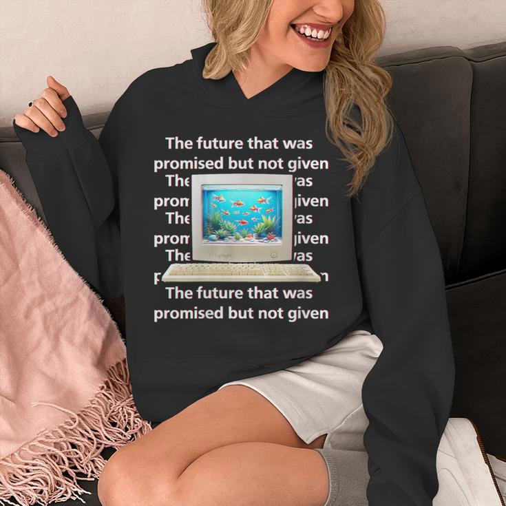 Frutiger Aero Aesthetic Tech The Future That Was Promised Unisex Hoodie
