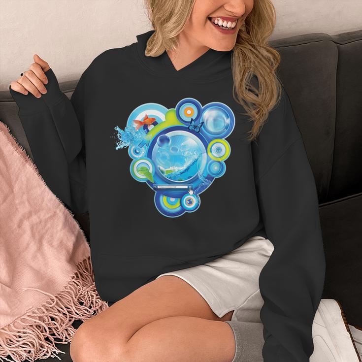 Frutiger Aero Metro Abstract Maximalism 2000s Nostalgia Unisex Hoodie