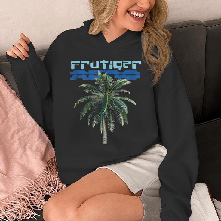 Frutiger Aero Palm Tree Y2k Aesthetic 2000s Trend Unisex Hoodie