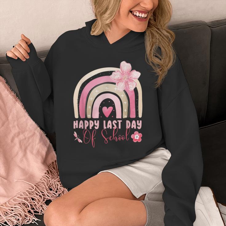 Fun Happy Last Day Of School Girl Student Graduation Rainbow Unisex Hoodie