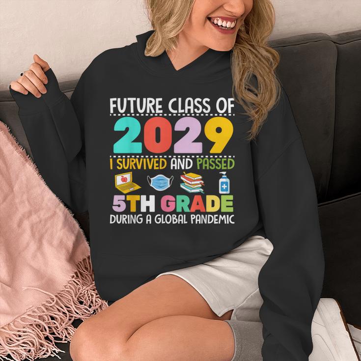 Future Class Of 2029 I Survived Passed 5th Grade Graduation Unisex Hoodie