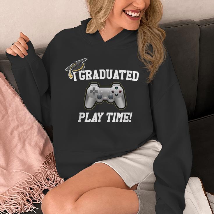 Gamers Graduation I Graduated Play Time Gamer Unisex Hoodie