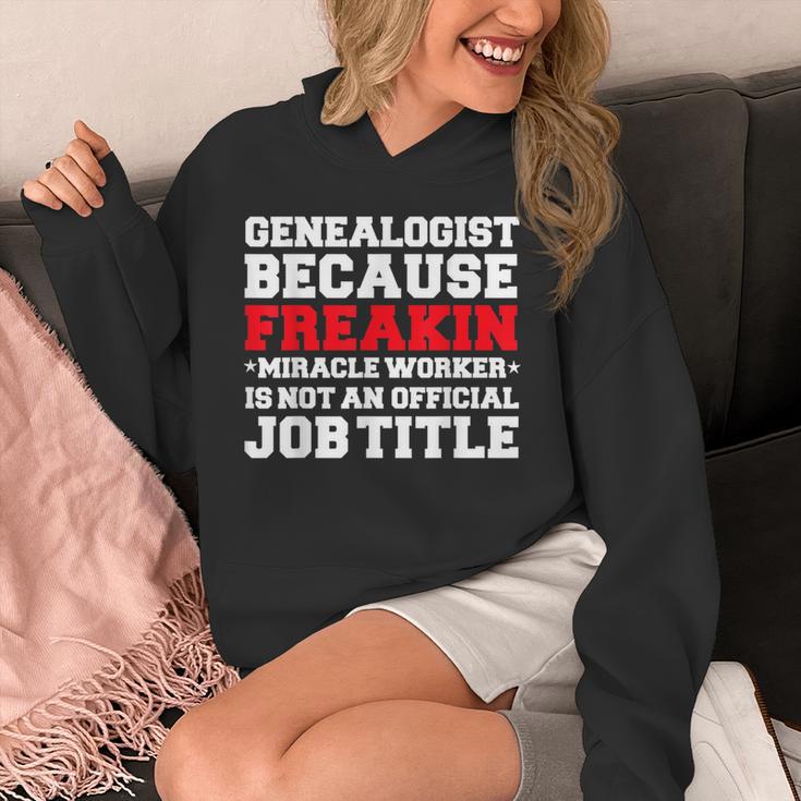 Genealogist Miracle Worker Genealogy Graduation Unisex Hoodie