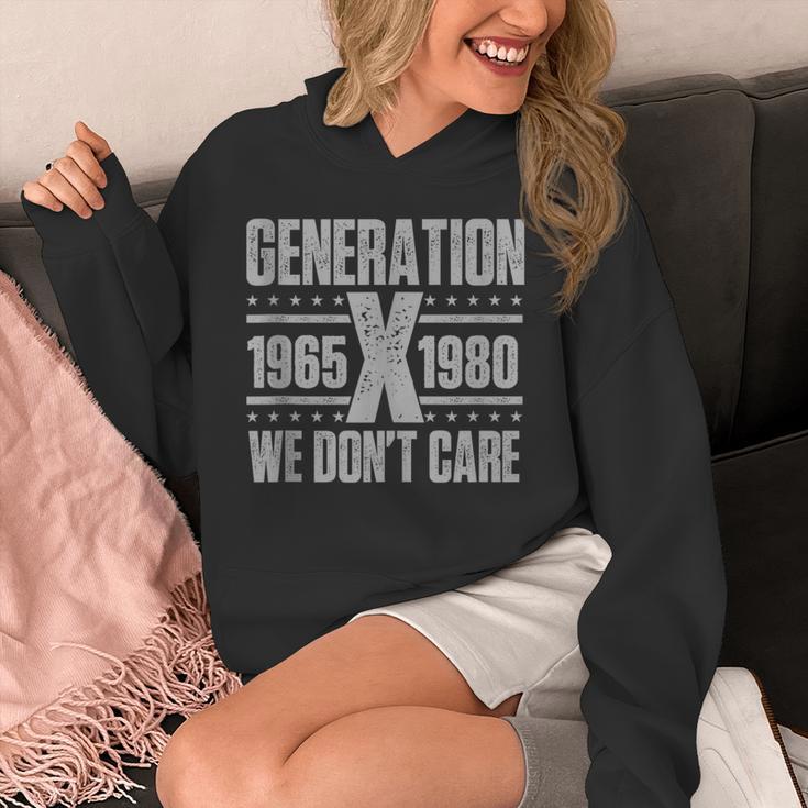 Generation X We Don't Care Gen X Gen Xer Nostalgia Unisex Hoodie