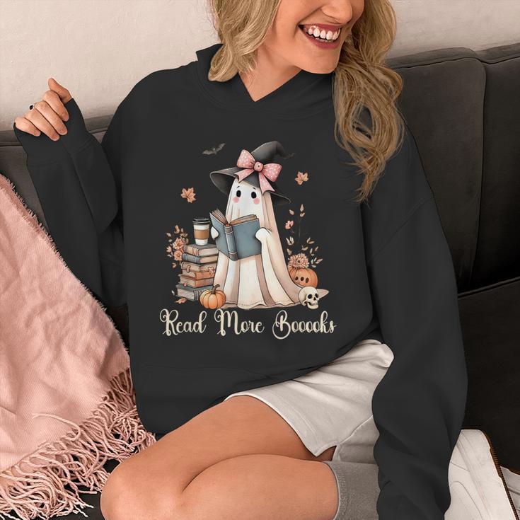 Ghost Reading Book Coquette Bow Halloween Girl Kid Teacher Unisex Hoodie Ghost Reading Book Coquette Bow Halloween Girl Kid Teacher Unisex Hoodie