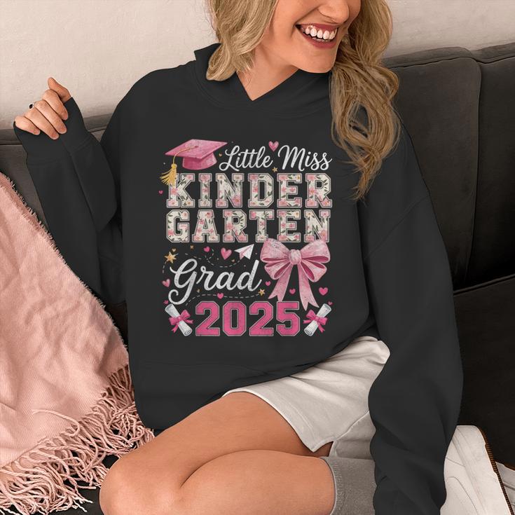 Girls Little Miss Kindergarten Grad 2025 Coquette Graduation Unisex Hoodie