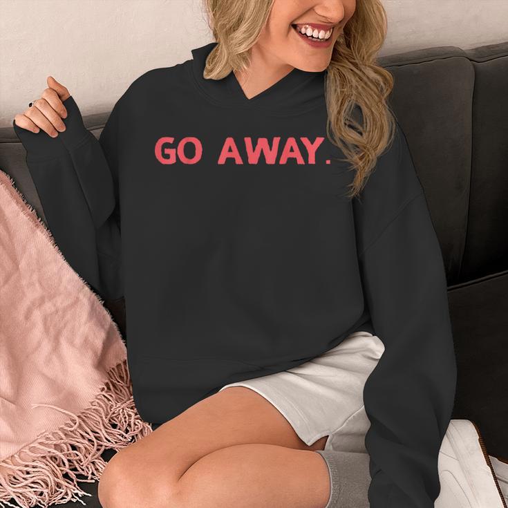 Go Away Introversion Sarcasm Introvert Unisex Hoodie