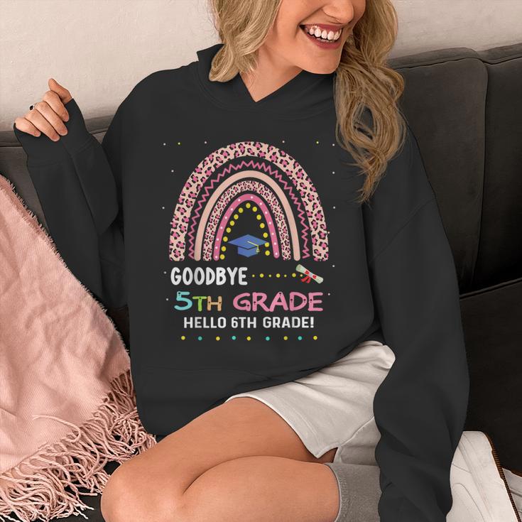 Goodbye 5TH Grade Graduation 2024 Hello 6TH Grade Rainbow Unisex Hoodie