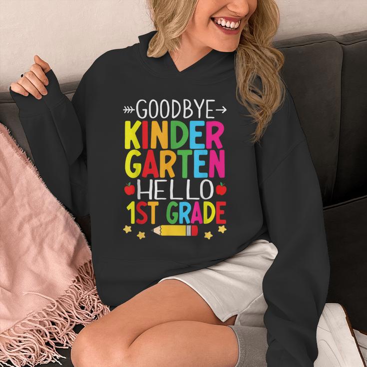 Goodbye Kinder Garten Hello 1st Grade Graduation 2024 Unisex Hoodie