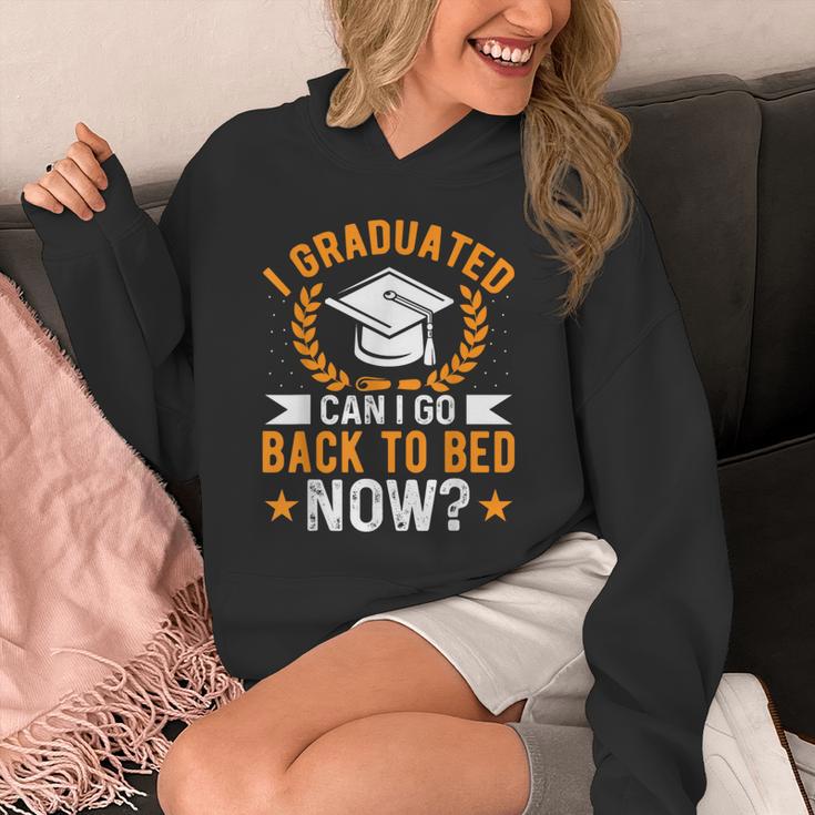 I Graduated Can I Go Back To Bed Now Graduation Unisex Hoodie