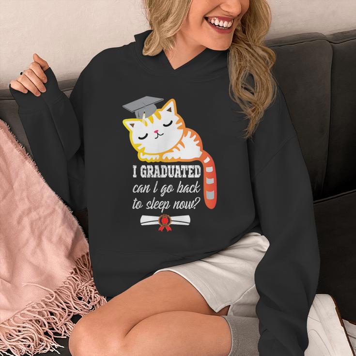 I Graduated Can I Go Back To Sleep Now Graduation Unisex Hoodie