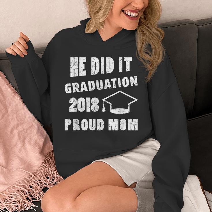 Graduation 2018 Family Shirt He Did It Proud Mom Tee Unisex Hoodie