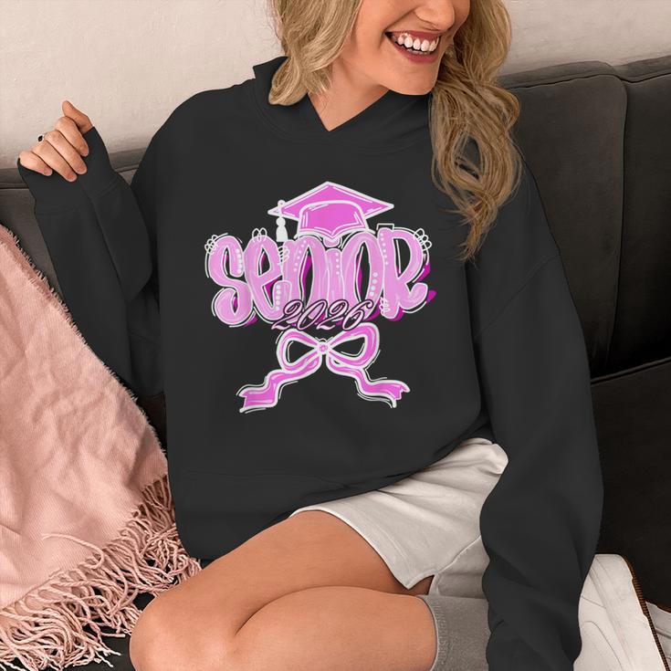 Graduation 2026 Senior 2026 Class Of 2026 Coquette Pink Girl Unisex Hoodie