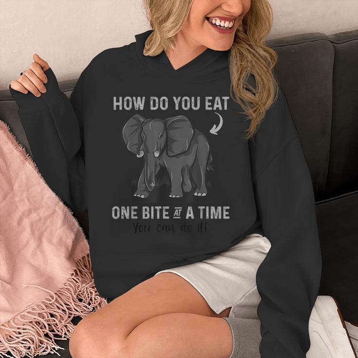 Graduation Apparel How To Eat Elephant One Bite At A Time Unisex Hoodie