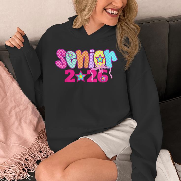 Graduation Class Of 2026 Senior Pink Coquette Bow 2026 Grade Unisex Hoodie