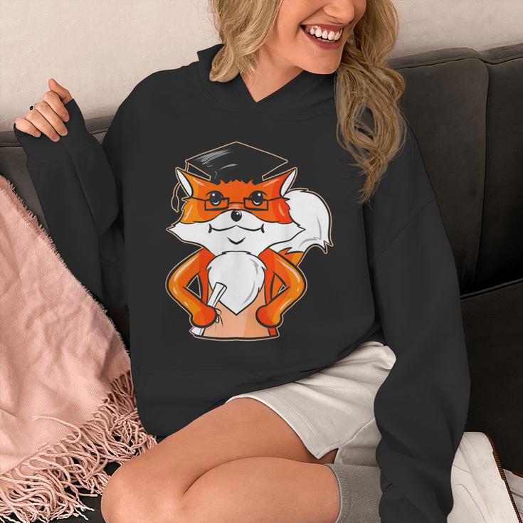 Graduation Fox School Bachelor Master Doctor Study Unisex Hoodie
