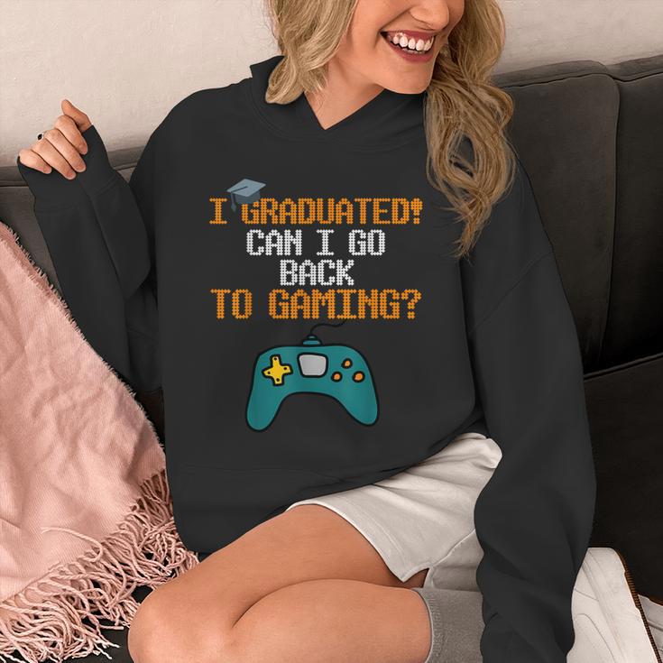 Graduation I Graduated Can I Go Back To Gaming Unisex Hoodie