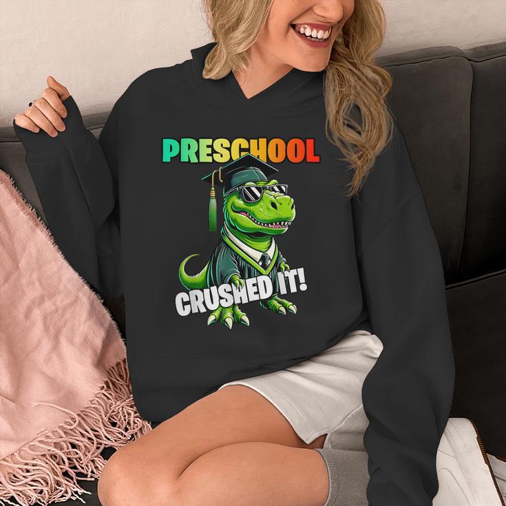 Graduation Preschool DinosaurRex Crushed It Boys Grad Unisex Hoodie