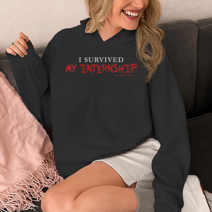 Graduation I Survived My Internship But Just Barely Unisex Hoodie