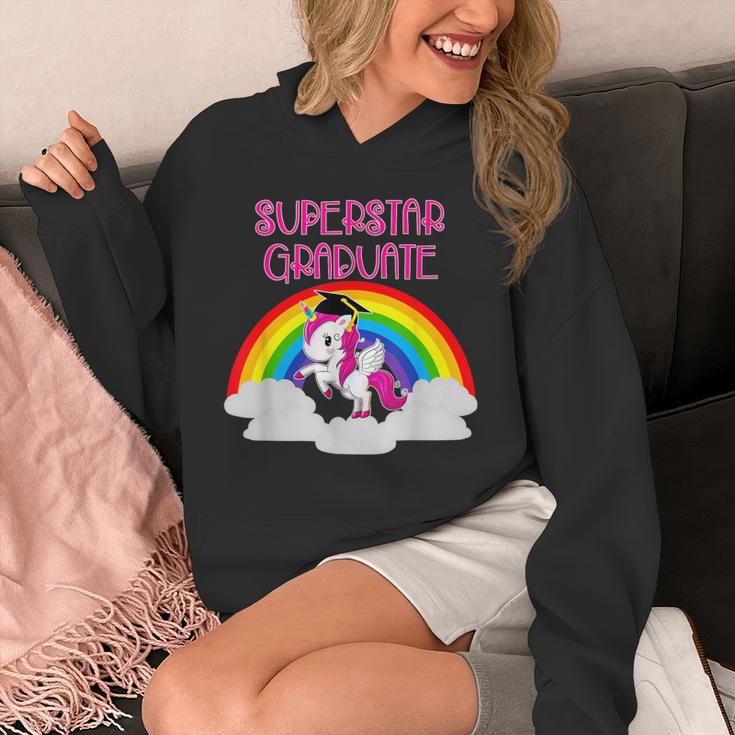 Graduation Unicorn Superstar Magical Colorful Rainbow Tshirt Unisex Hoodie