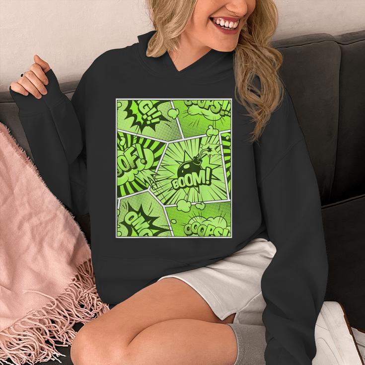 Green Comic Book Green Graphic Unisex Hoodie Green Comic Book Green Graphic Unisex Hoodie
