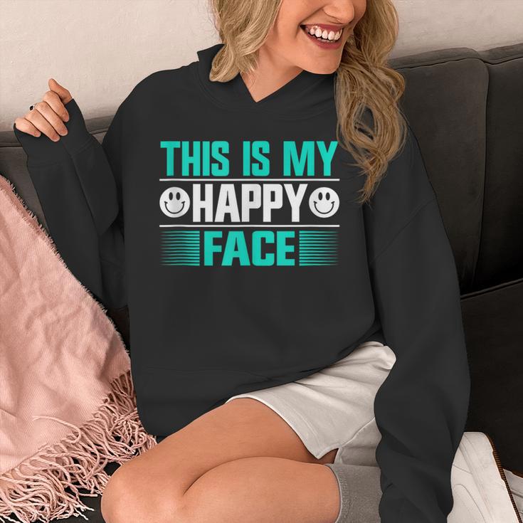 This Is My Happy Face Introvert Unisex Hoodie This Is My Happy Face Introvert Unisex Hoodie