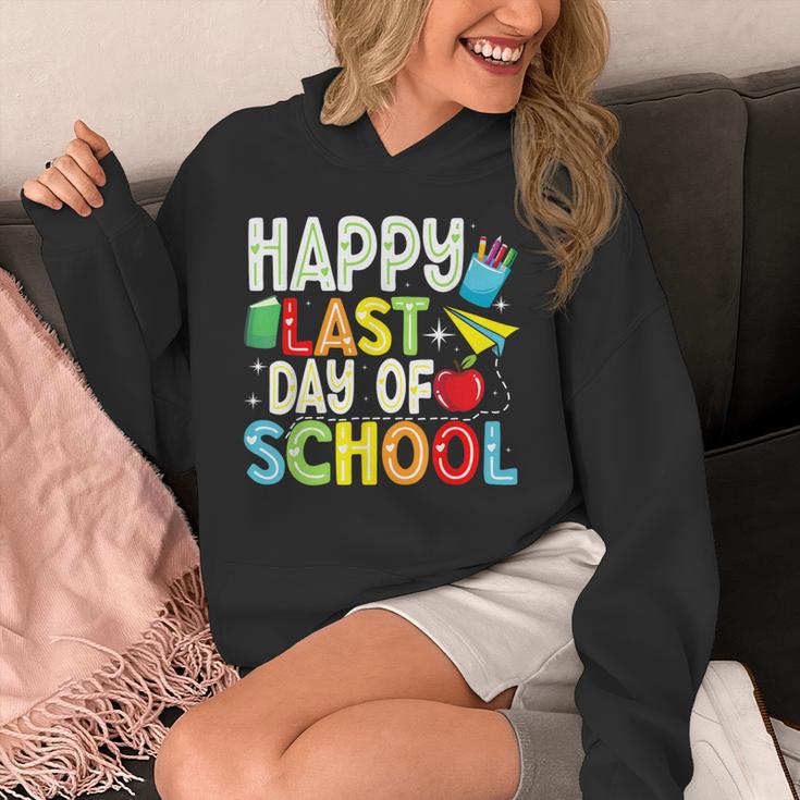 Happy Last Day Of School Teacher Kids Boys Girls Graduation Unisex Hoodie