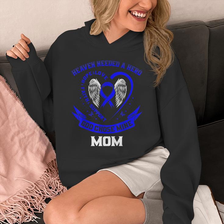 Heaven Need a Hero Colon Cancer Awareness In Memory Of Mom Unisex Hoodie