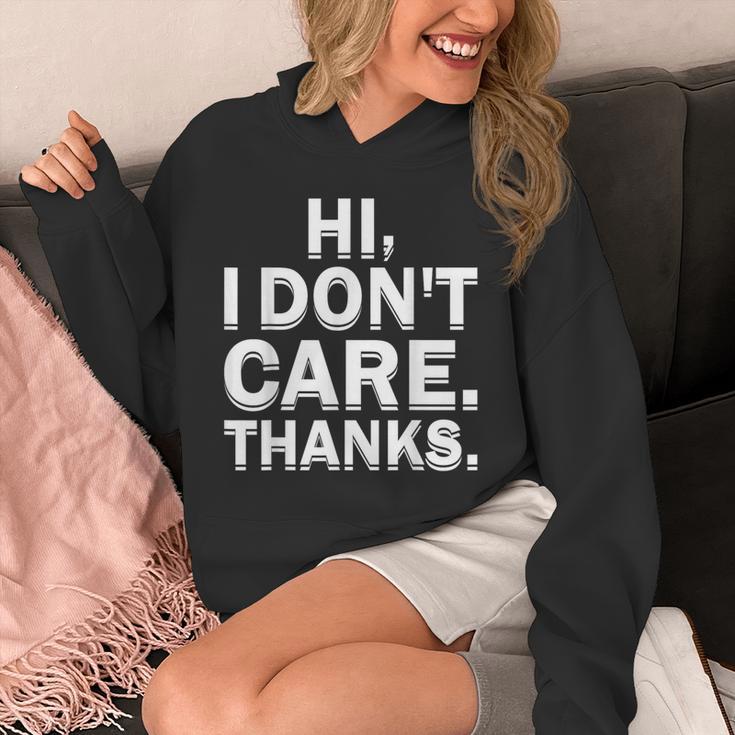 Hi I Don't Care Thanks Antisocial Introvert Unisex Hoodie Hi I Don't Care Thanks Antisocial Introvert Unisex Hoodie