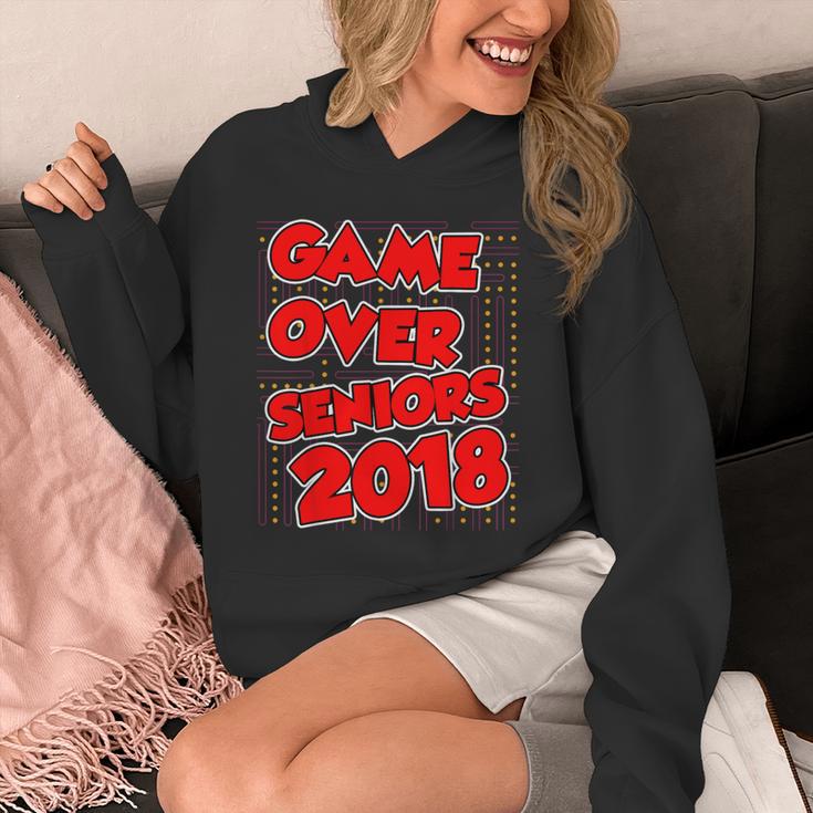 High School Graduation Tshirt Game Over Senior Class Of 2018 Unisex Hoodie