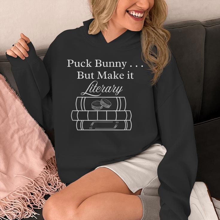 Hockey Romance Book Lover Puck Bunny But Make It Literary Unisex Hoodie Hockey Romance Book Lover Puck Bunny But Make It Literary Unisex Hoodie