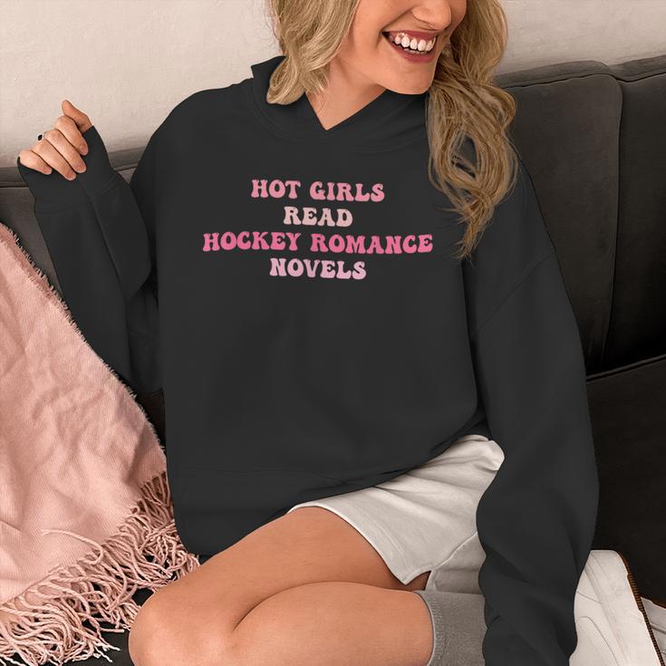 Hot Girls Read Hockey Romance Novels Book Lovers Unisex Hoodie